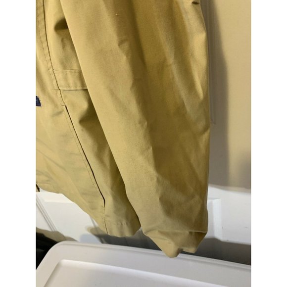 Vtg Robert Lewis Men’s Sz 40 Lined Vented Full Zip Front Jacket w/Pockets Beige - Picture 4 of 8